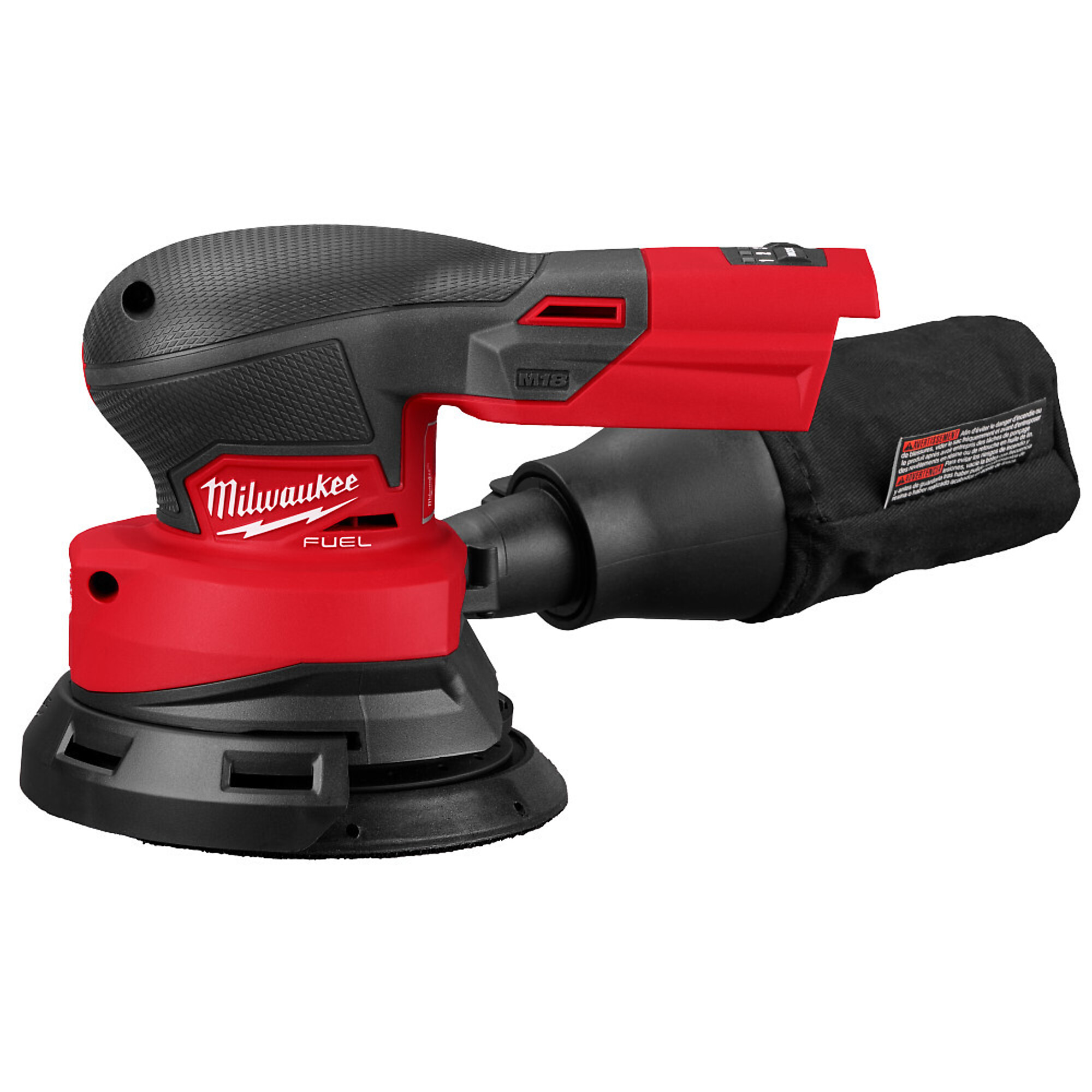 Milwaukee, M18 18V Lithium-Ion Brushless Cordless FUEL 5 in. Random Orbit Sander, Tool Only, Model# 2837-20